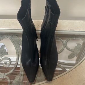 Black Anne Kline Half Boots